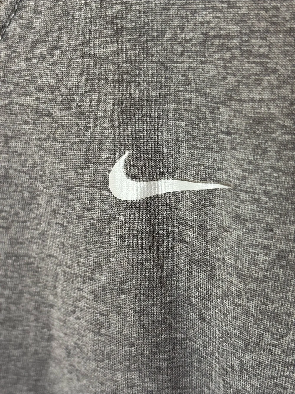 Nike Dri-FIT Men's Long-Sleeve Performance Shirt - Gray, large
